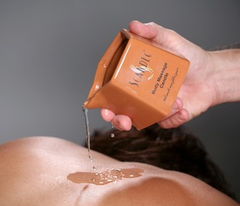 Body Massage Candle with Pour Spout Canister