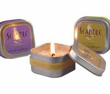 Scandle Candle Travel Tin